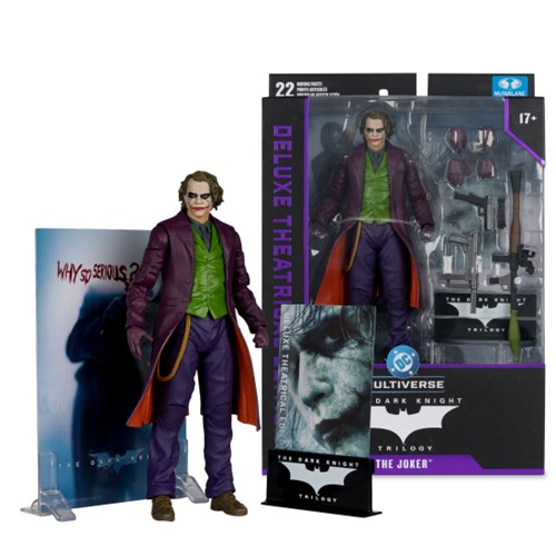 DC Multiverse The Joker (The Dark Knight) 7-Inch Action Figure (Deluxe Theatrical Edition)