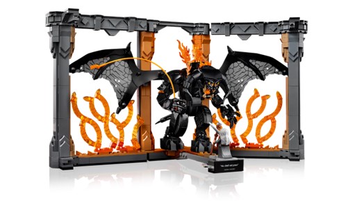 LEGO® Icons The Lord of the Rings: Balrog™ Book Nook Bookshelf Decor Kit