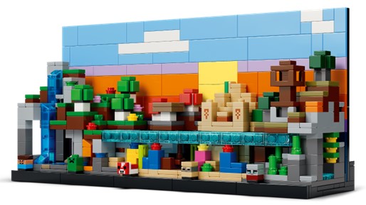 LEGO® Minecraft® Mini Biomes Gaming Art Building Set