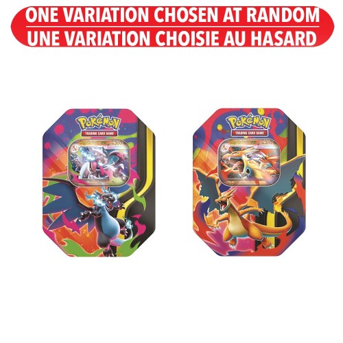 Pokemon Trading Card Game: Mega Charizard Tin Assortie (Français)