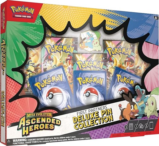 Pokemon Trading Card Game: Mega Evolution Ascended Heroes Deluxe Pin Collection (Français)