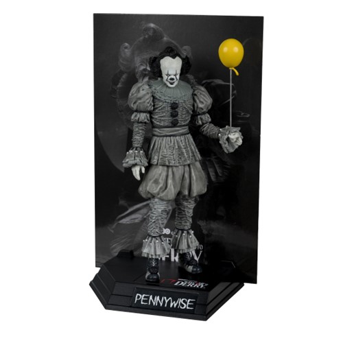 Pennywise (Black and White) (IT: Welcome to Derry) 6-Inch Posed Figure