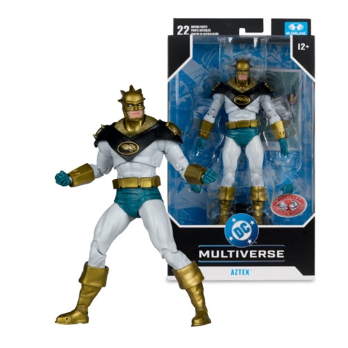 DC Multiverse Aztek (DC Classic) 7-Inch Action Figure McFarlane Toys Red Platinum Edition
