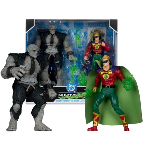 DC Multiverse Solomon Grundy vs Green Lantern (JSA) 7-Inch Figure and Mega Figure 2 Pack