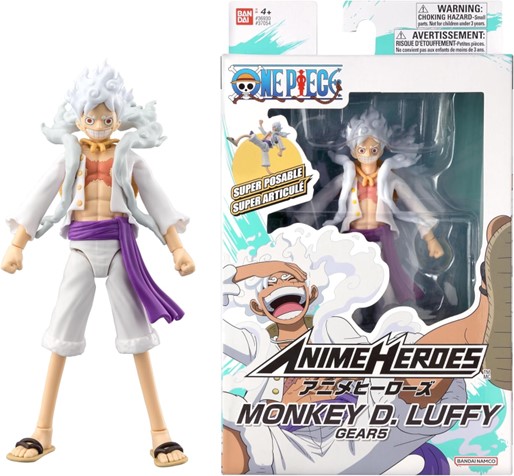 One Piece 6 Inch Action Figure Anime Heroes - Luffy Gear 5