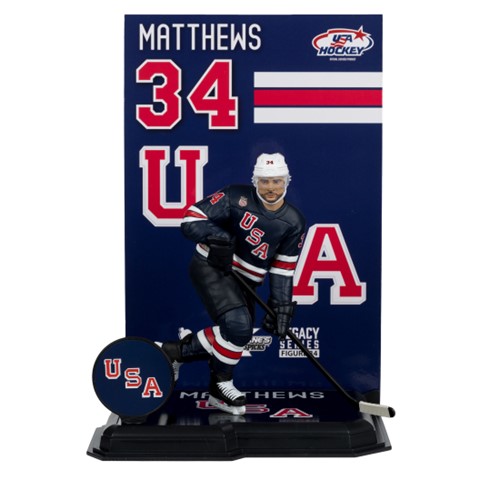 Auston Matthews (USA Hockey) Olympics 7-Inch Posed Figure McFarlane's SportsPicks