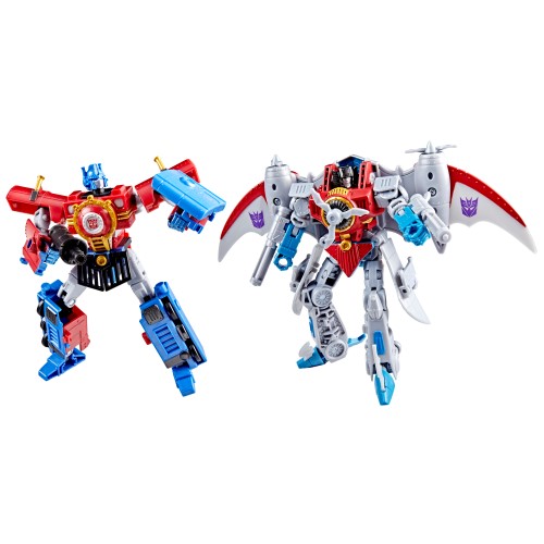 Transformers Timelines Comic Edition Optimus Prime and Starscream