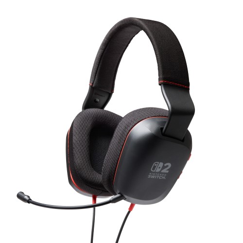 Casque stéréo filaire PowerA pour Nintendo Switch 2 – Noir