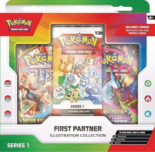 Pokemon Trading Card Game: First Partner Illustration Series (Français