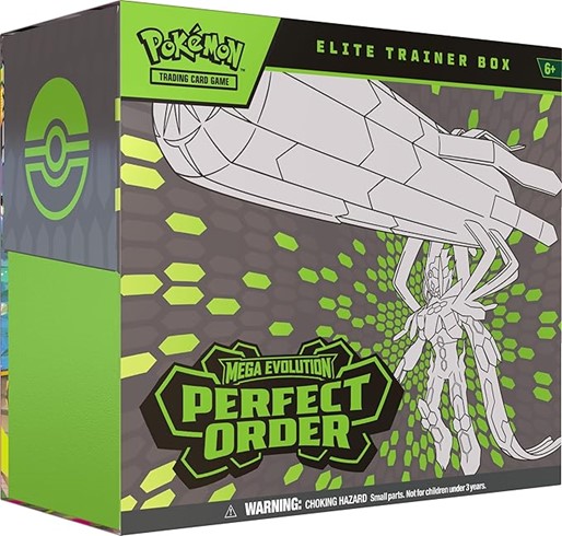Pokemon Trading Card Game: Mega Evolution Perfect Order Elite Trainer Box (Français)