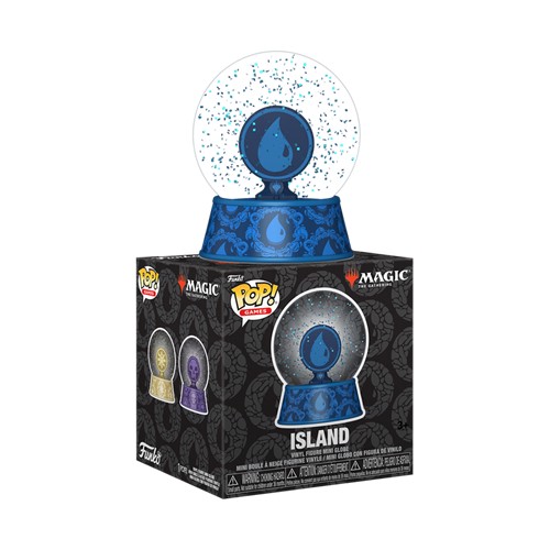 Magic The Gathering Island Mini Glitter Globe