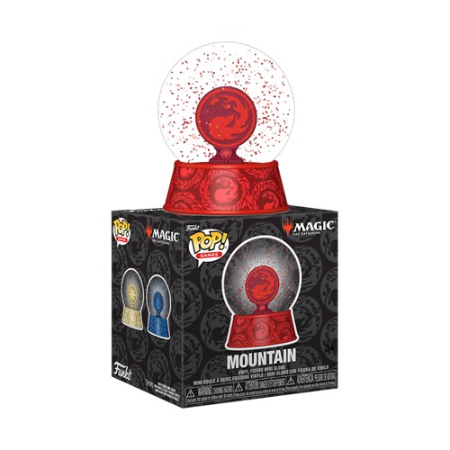 Magic The Gathering Mountain Mini Glitter Globe