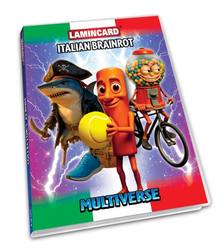 Lamincard Italian Brainrot Multiverse Collector's Album with Booster Pack