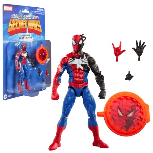Marvel Legends Series Secret Wars Spider-Man (Alien Costume)