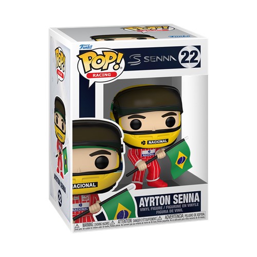 POP! Ayrton Senna with Brazilian Flag