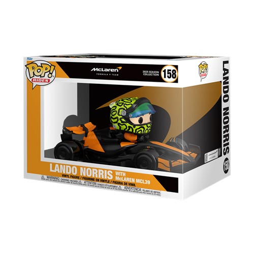 POP! Rides Super Deluxe Lando Norris with McLaren MCL39