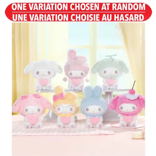 Porte-clés peluche My Melody 50e anniversaire, série Milk Candy, boîte surprise