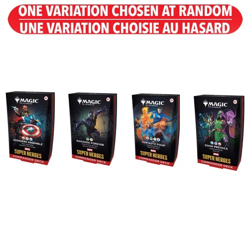 Magic the Gathering: Marvel Super Heroes Commander Deck Assortie (Français)