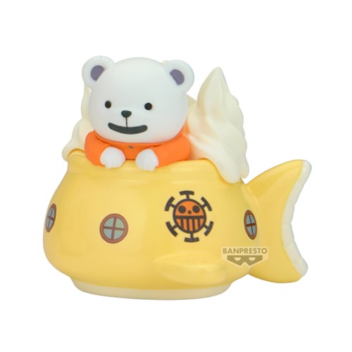 One Piece Paldolce Coll Bepo & Pirate Ship Figure