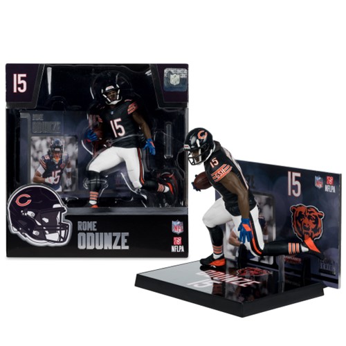 NFL Rome Odunze (Chicago Bears) 7-Inch Posed Figure