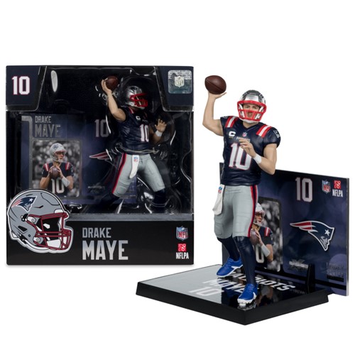 NFL Drake Maye (New England Patriots) 7-Inch Posed Figure
