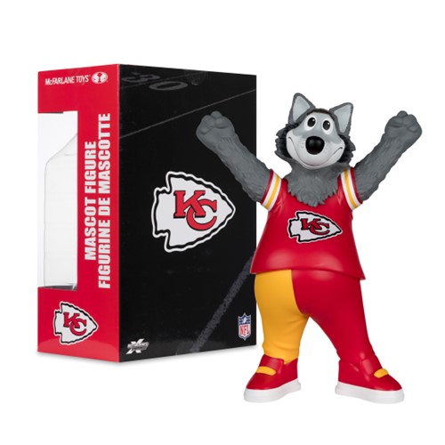 NFL K.C. Wolf (Kansas City Chiefs) 8-Inch Posed Figure