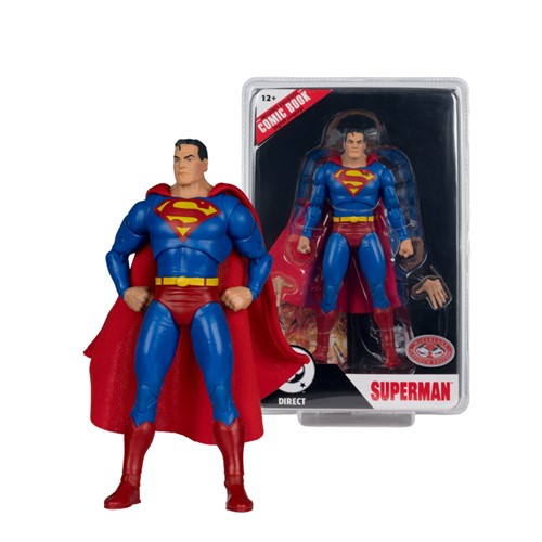 DC Direct Superman (Justice #1) 7-Inch Action Figure with Comic Page Punchers