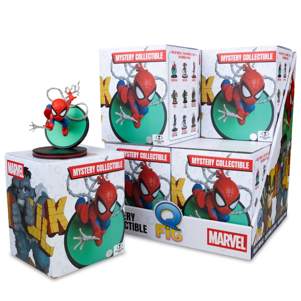QMx Marvel Spider-Man 4.5"" Posed Q-Fig Assortment - McFarlane Toys