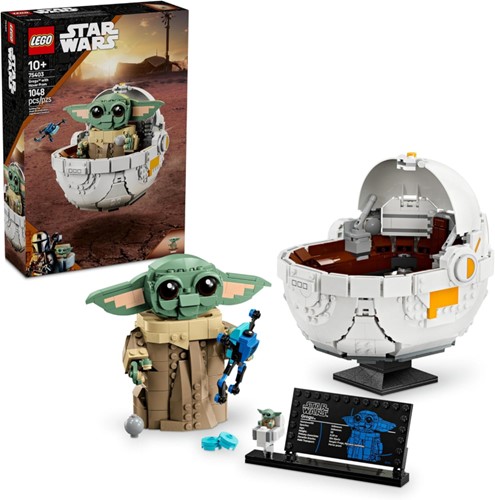 LEGO Star Wars The Mandalorian Grogu with Hover Pram