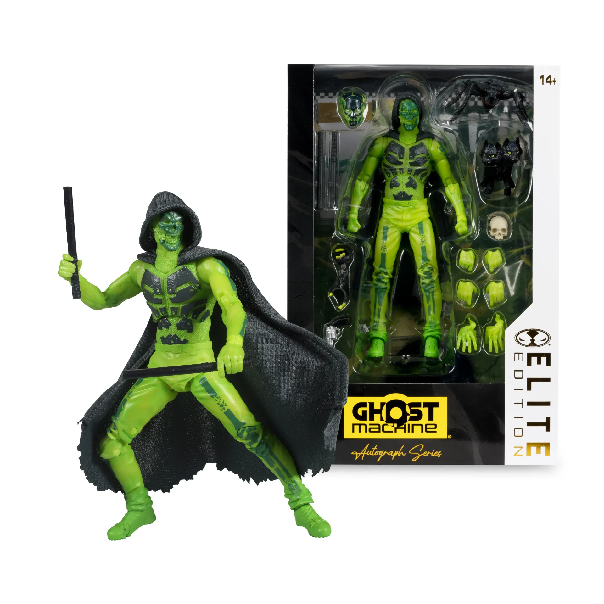 Geiger (Ghost Machine) 7-Inch Deluxe Action Figure McFarlane Elite Edition #15