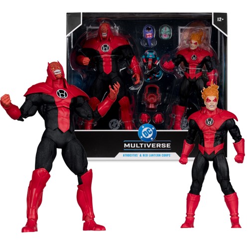 DC Multiverse Atrocitus and Red Lantern Corps (Green Lantern) 7-Inch Action Figures