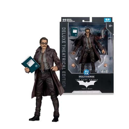 DC Multiverse Commissioner Gordon (The Dark Knight) 7-Inch Action Figure Deluxe Theatrical Edition