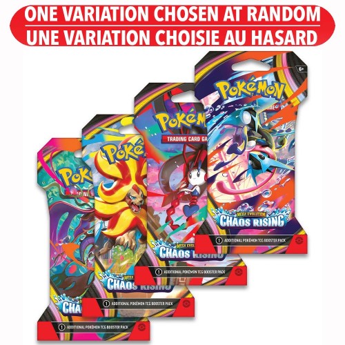 Pokemon Trading Card Game: Mega Evolution Chaos Rising Booster Pack