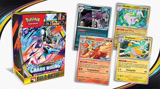 Pokemon Trading Card Game: Mega Evolution Chaos Rising Build & Battle Box (Français)