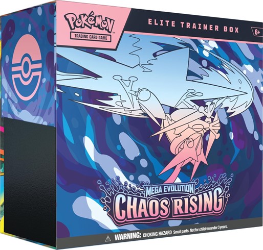 Pokemon Trading Card Game: Mega Evolution Chaos Rising Elite Trainer Box (Français)
