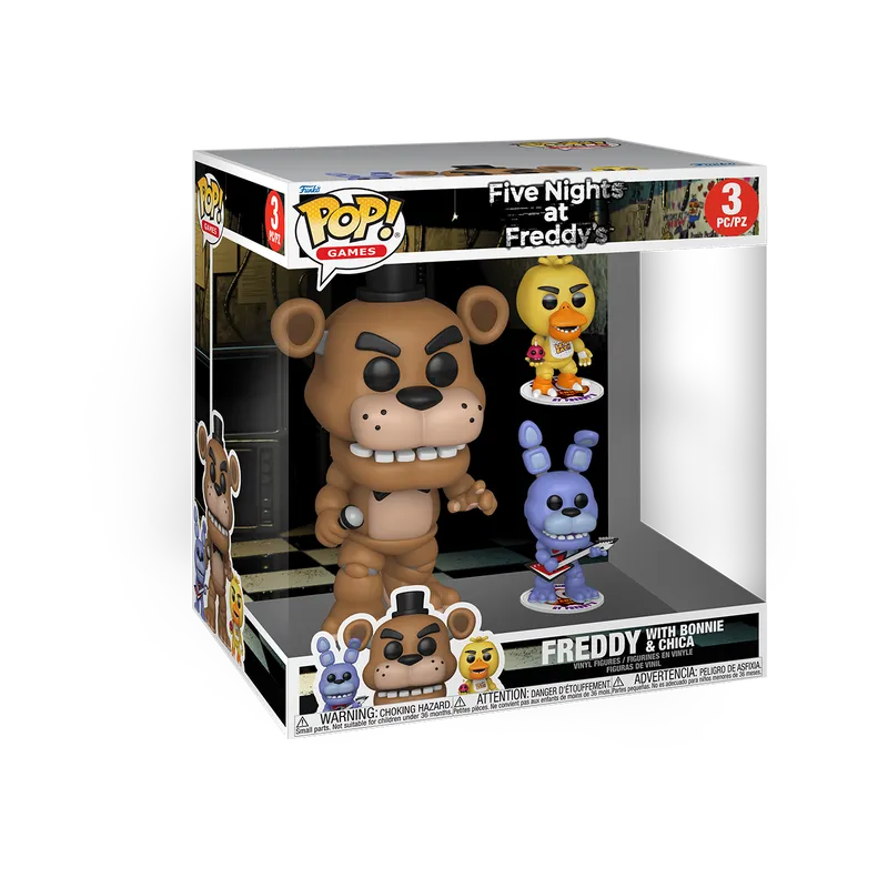 POP! Jumbo Freddy with Bonnie & Chica 3-Pack