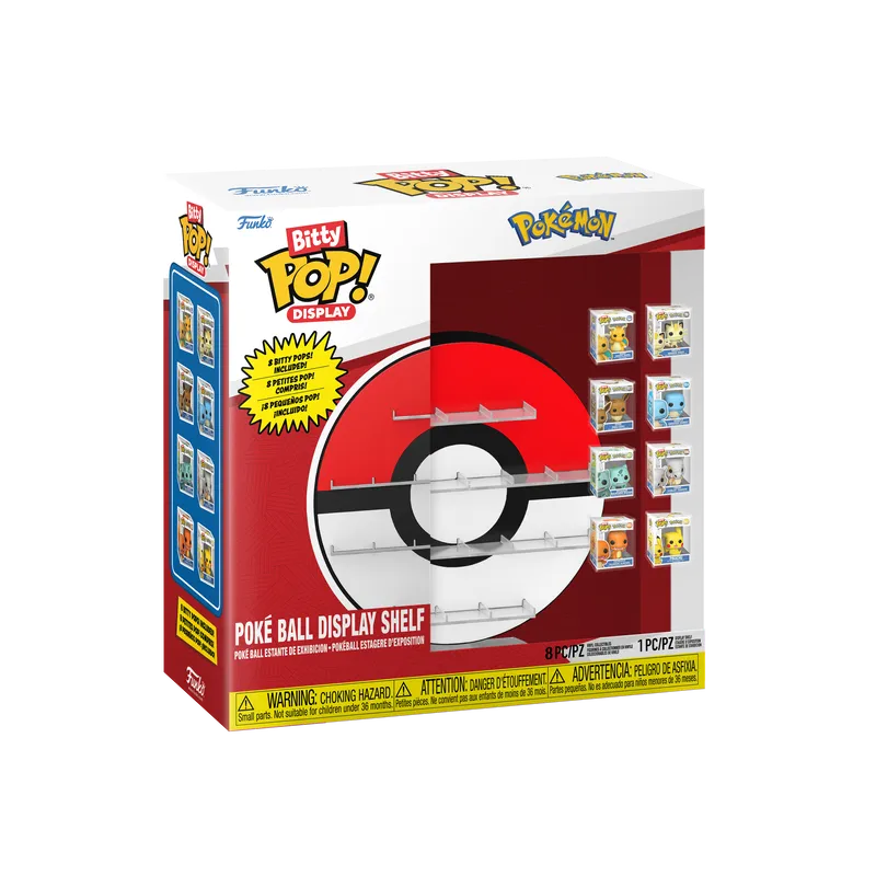 Bitty POP! Display Poké Ball Display Shelf