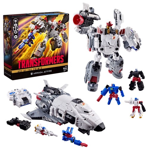Transformers Age of the Primes Armada Jetfire Commander Class Action Figure Set