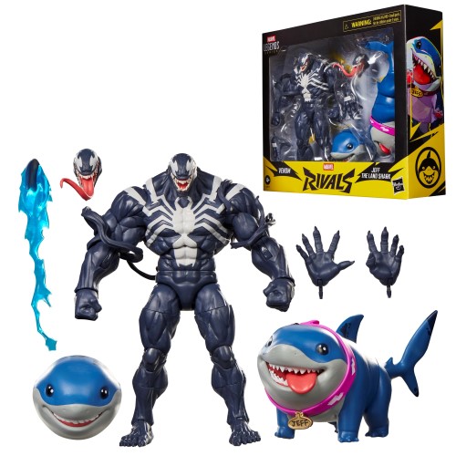 Marvel Legends Series Marvel Rivals Venom & Jeff the Land Shark Action Figure Collectibles