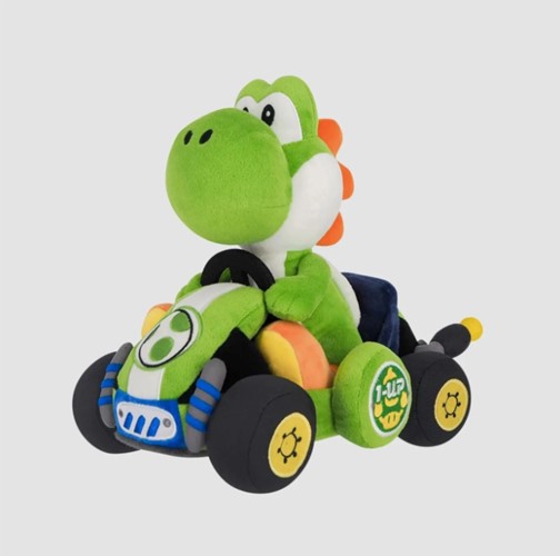 Peluche Yoshi de 23 cm (9 pouces) de Mario Kart World