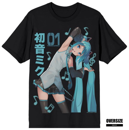 Hatsune Miku Black T-Shirt