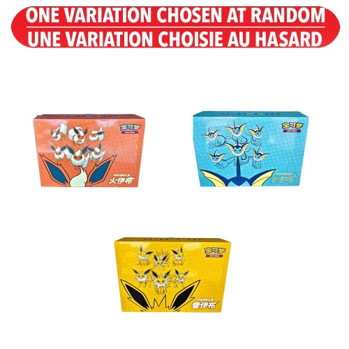 Chinese Pokemon TCG Eevee Jumbo Box Assortie