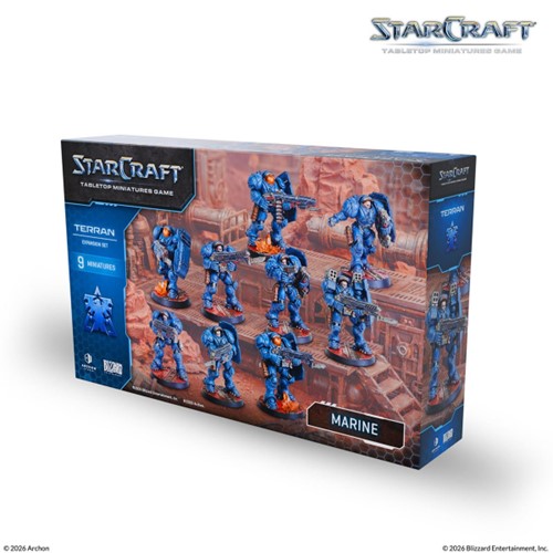 Starcraft: The Miniatures Game: Wave 1: Terran: Marine Expansion Set (EN)