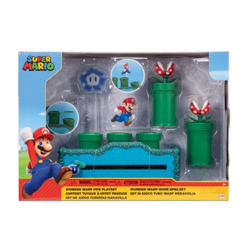 Super Mario 2.5"" Wonder Warp Pipe Playset