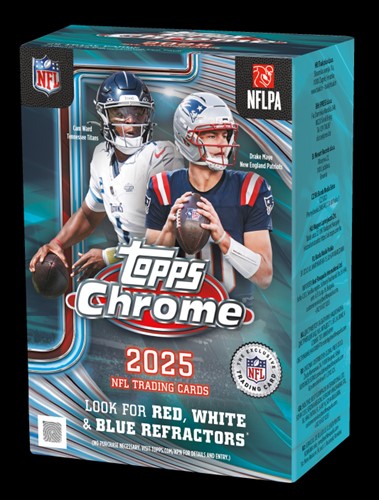 2025 Topps Chrome Football Value Blaster Box
