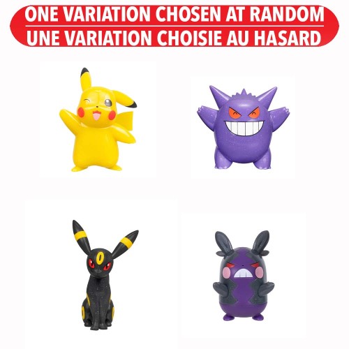 Pokemon 3 Inch Battle Figure Packs 30th Anniversary Glitter Assortie