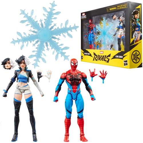 Marvel Legends Series Marvel Rivals Spider-Man & Luna Snow 6-Inch Action Figures