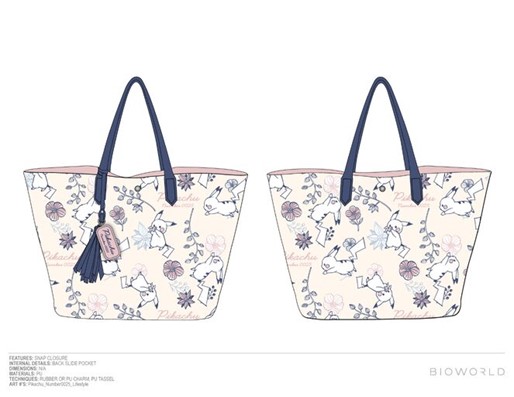 Pokemon Floral Bag with Charm