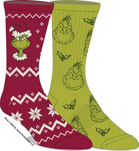 Grinch Christmas Set 1 Socks
