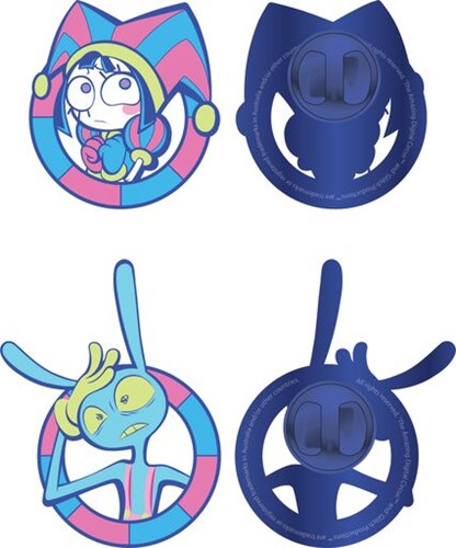 Amazing Digital Circus Pomni Jax Painted Pins